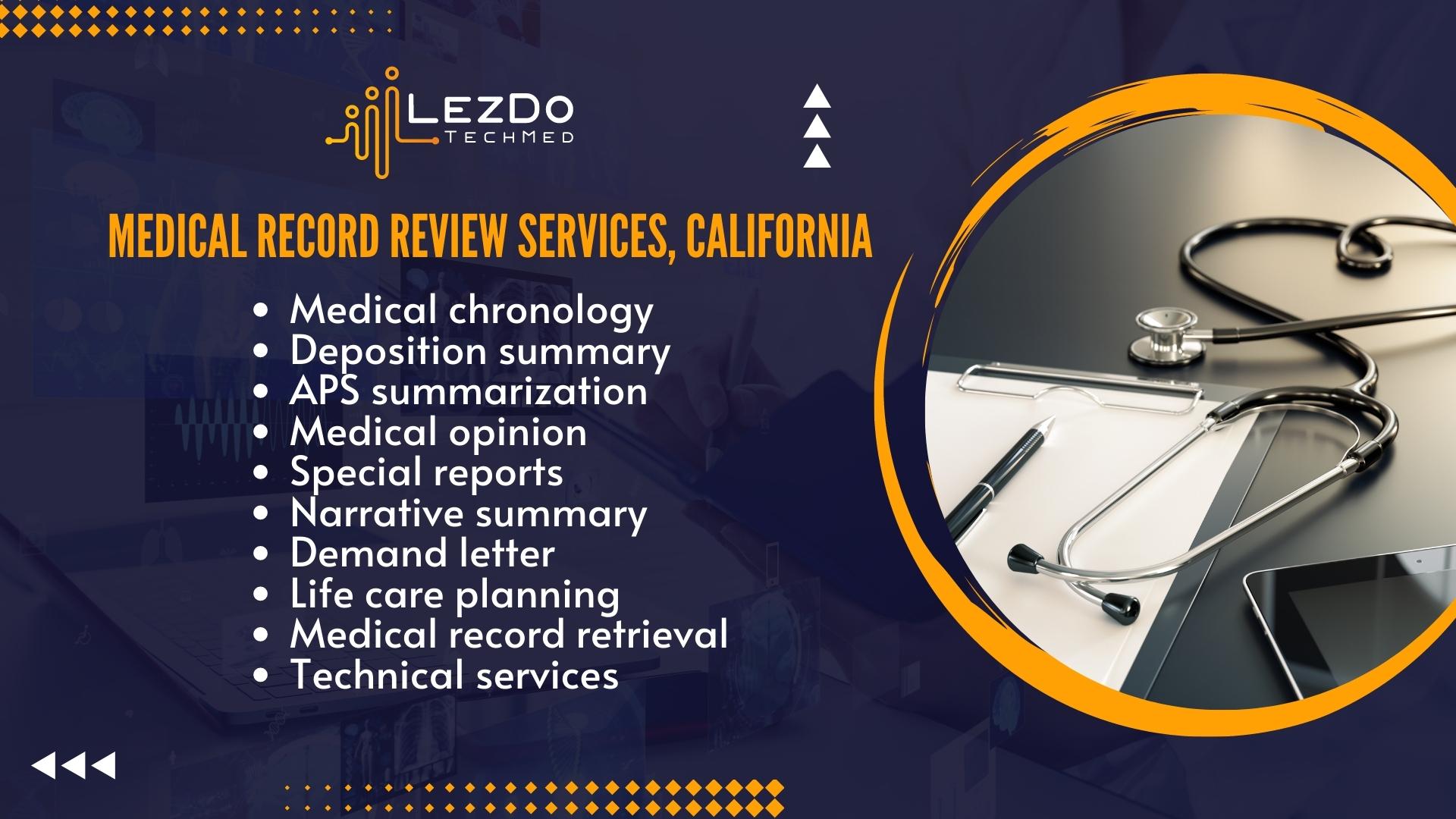 Top Medical Record Review Services California: Contact Us!