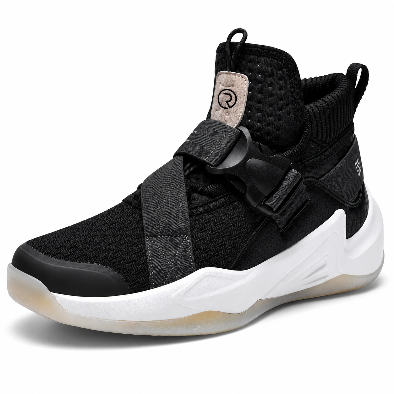 Roovet ProDrive Edge Men’s Basketball Sneakers – High-Top Court Shoes with Lockdown Strap Support thumbnail 1
