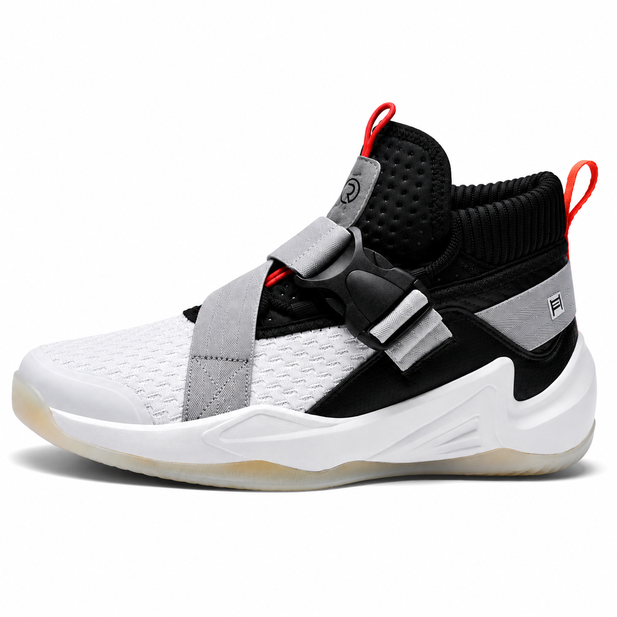 Roovet ProDrive Edge Men’s Basketball Sneakers – High-Top Court Shoes with Lockdown Strap Support thumbnail 2
