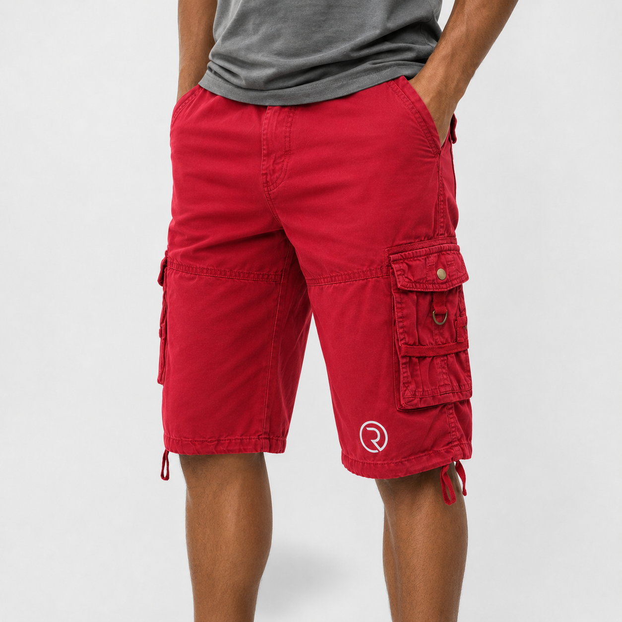 Roovet UtilityFlex Men’s Cargo Shorts – Multi-Pocket Casual Utility Shorts thumbnail 5