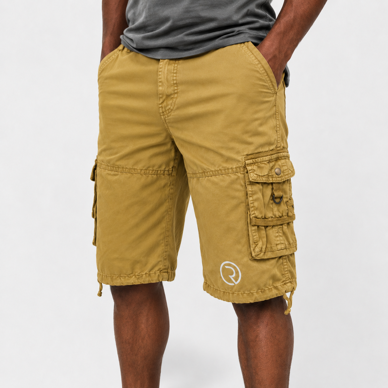 Roovet UtilityFlex Men’s Cargo Shorts – Multi-Pocket Casual Utility Shorts thumbnail 3