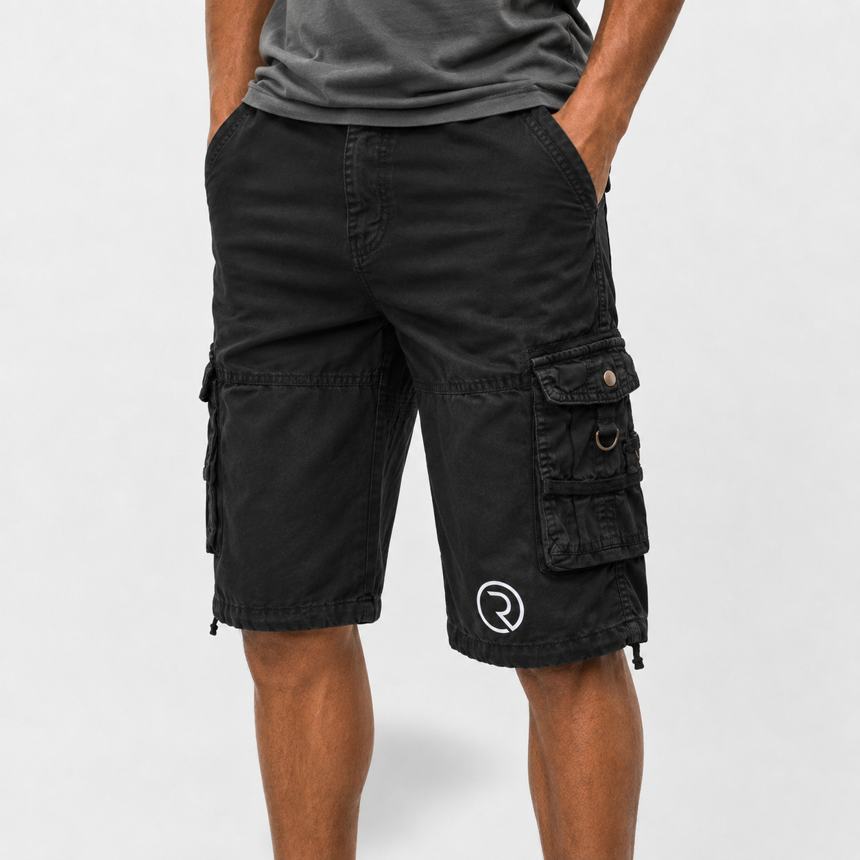 Roovet UtilityFlex Men’s Cargo Shorts – Multi-Pocket Casual Utility Shorts thumbnail 2