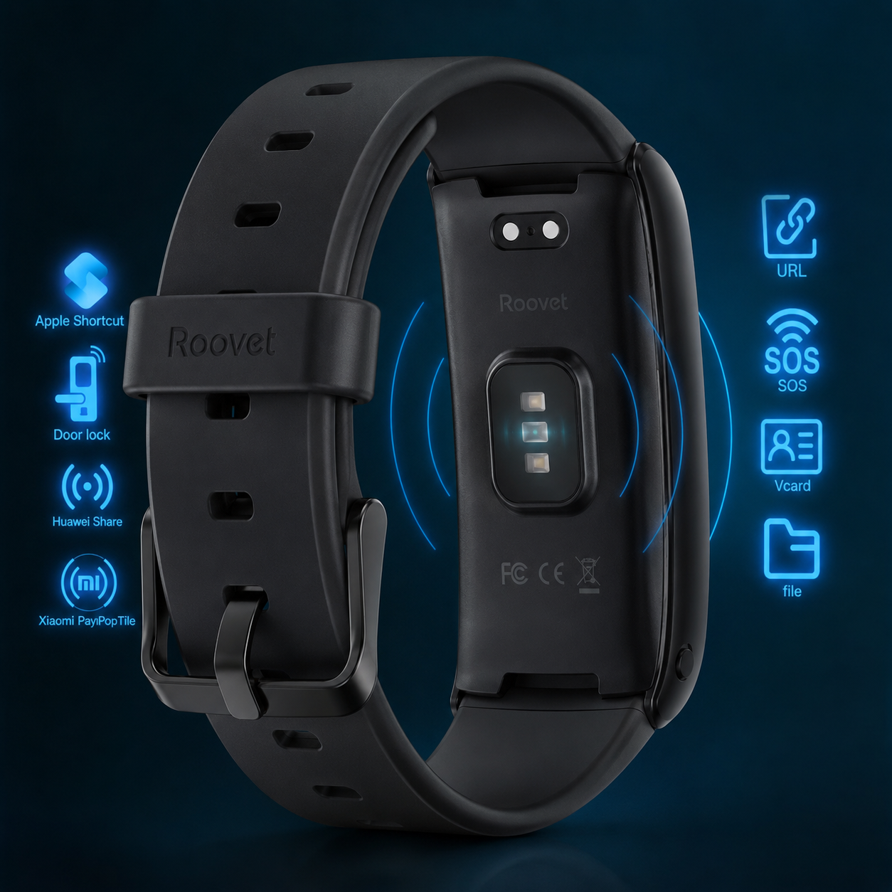 Roovet PulseBand F2 Pro Smart Fitness Watch thumbnail 6