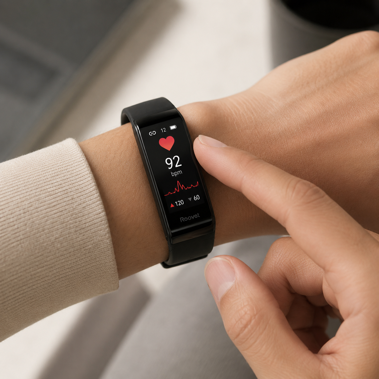 Roovet PulseBand F2 Pro Smart Fitness Watch thumbnail 4