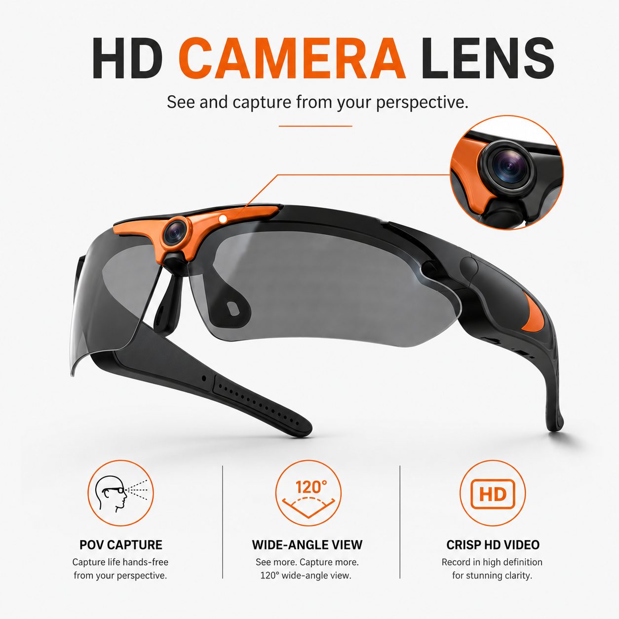 Roovet VisionPort Camera Smart Glasses thumbnail 2