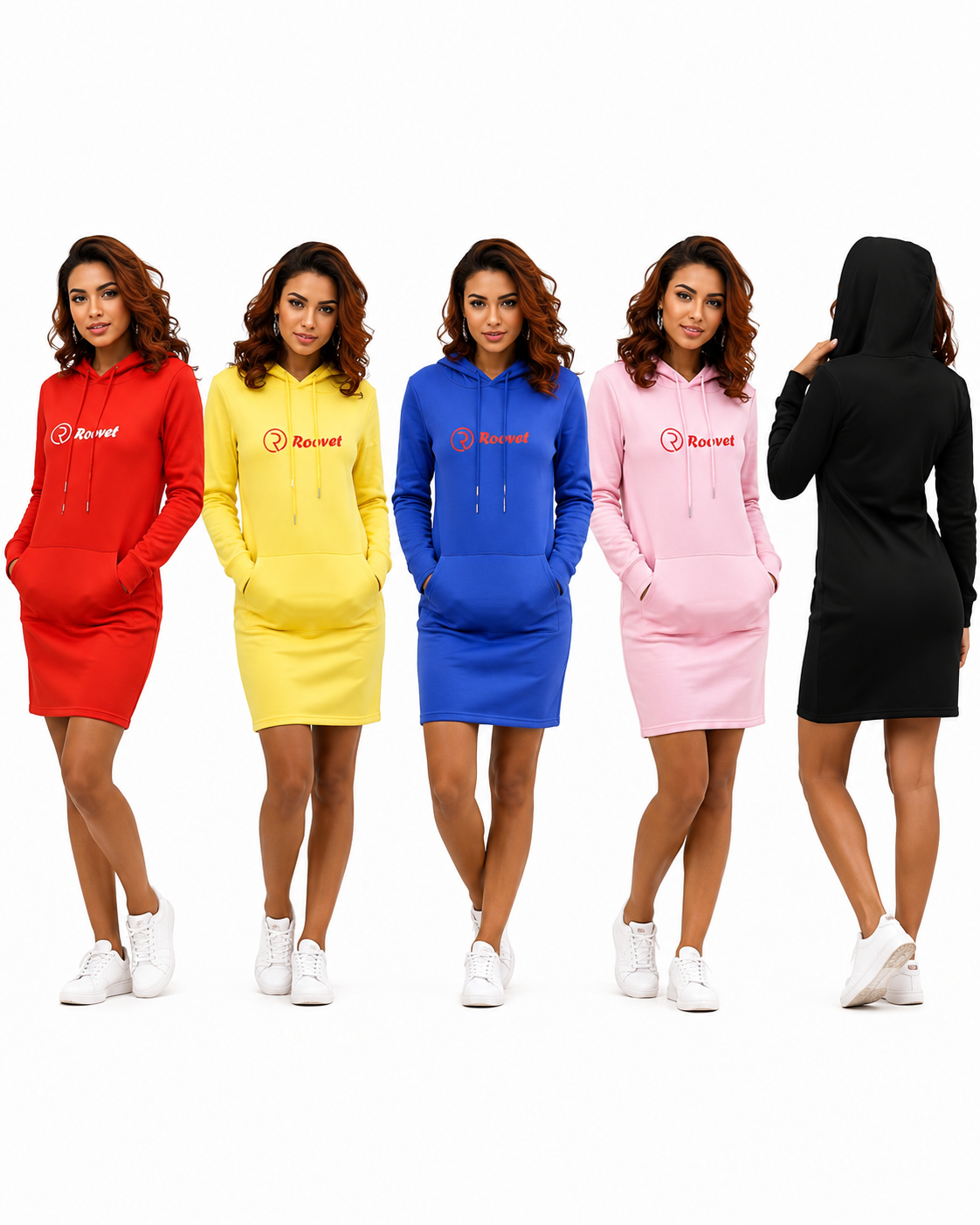 Roovet LuxeFit Women’s Hoodie Dress thumbnail 4