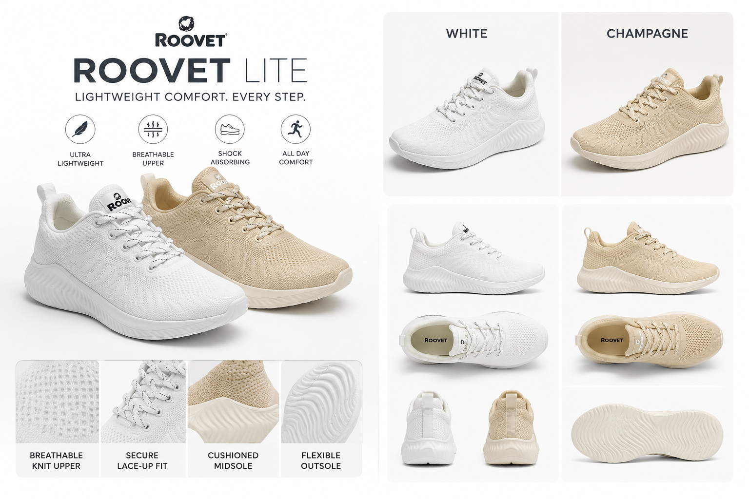 Roovet CloudFlex Lite Sneaker thumbnail 4