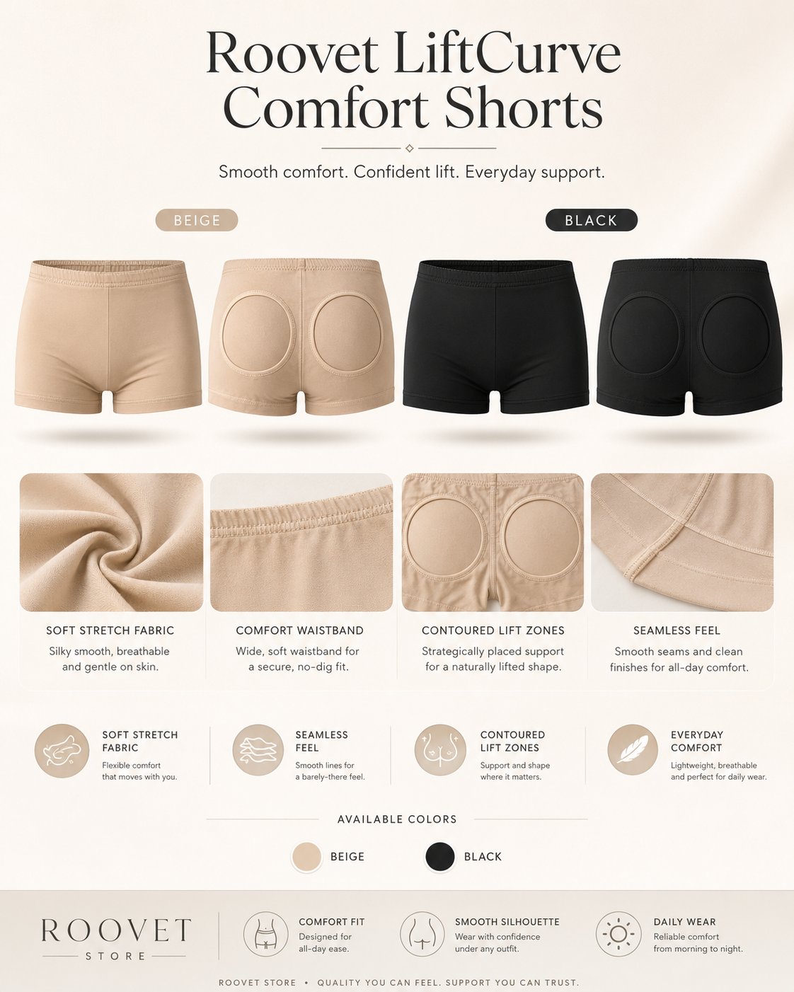 Roovet LiftCurve Comfort Shorts thumbnail 12