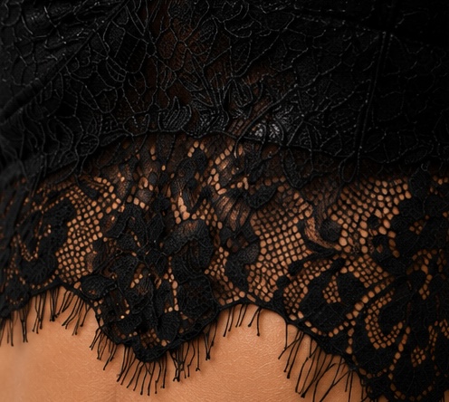 Roovet Allure Noir Lace Bra & Panty Set thumbnail 5