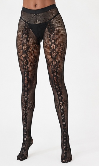 Roovet NoirBloom Fishnet Stockings Collection thumbnail 2