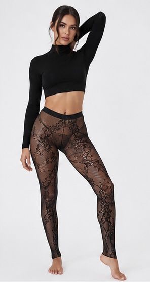 Roovet NoirBloom Fishnet Stockings Collection thumbnail 9