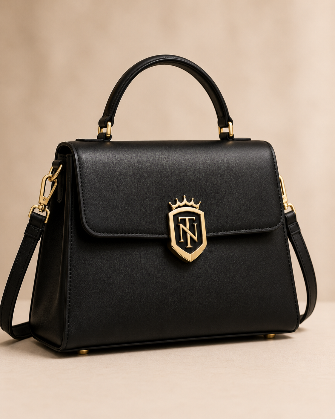 Toni Nelson Crown Signature Leather Bag thumbnail 6
