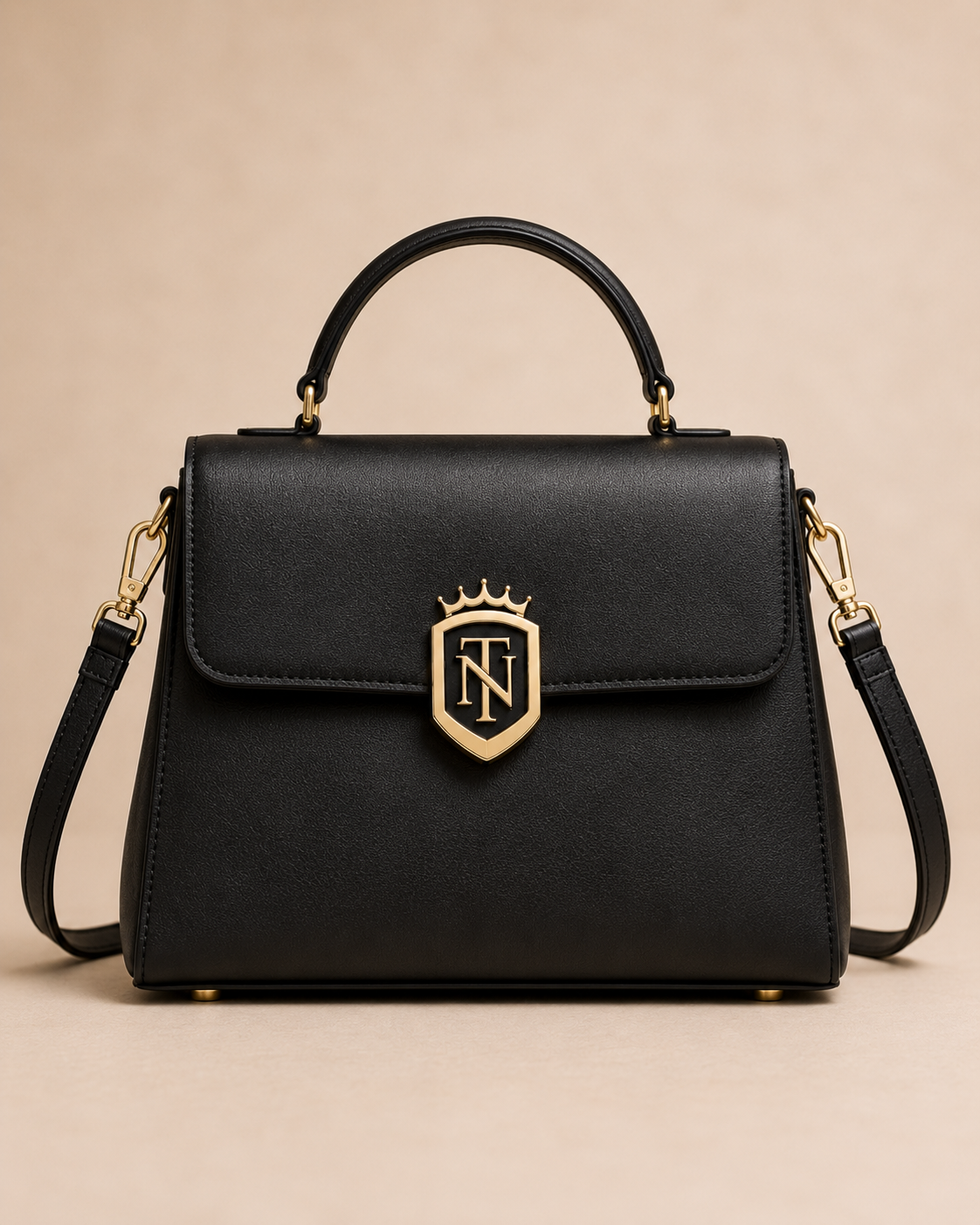 Toni Nelson Crown Signature Leather Bag thumbnail 1