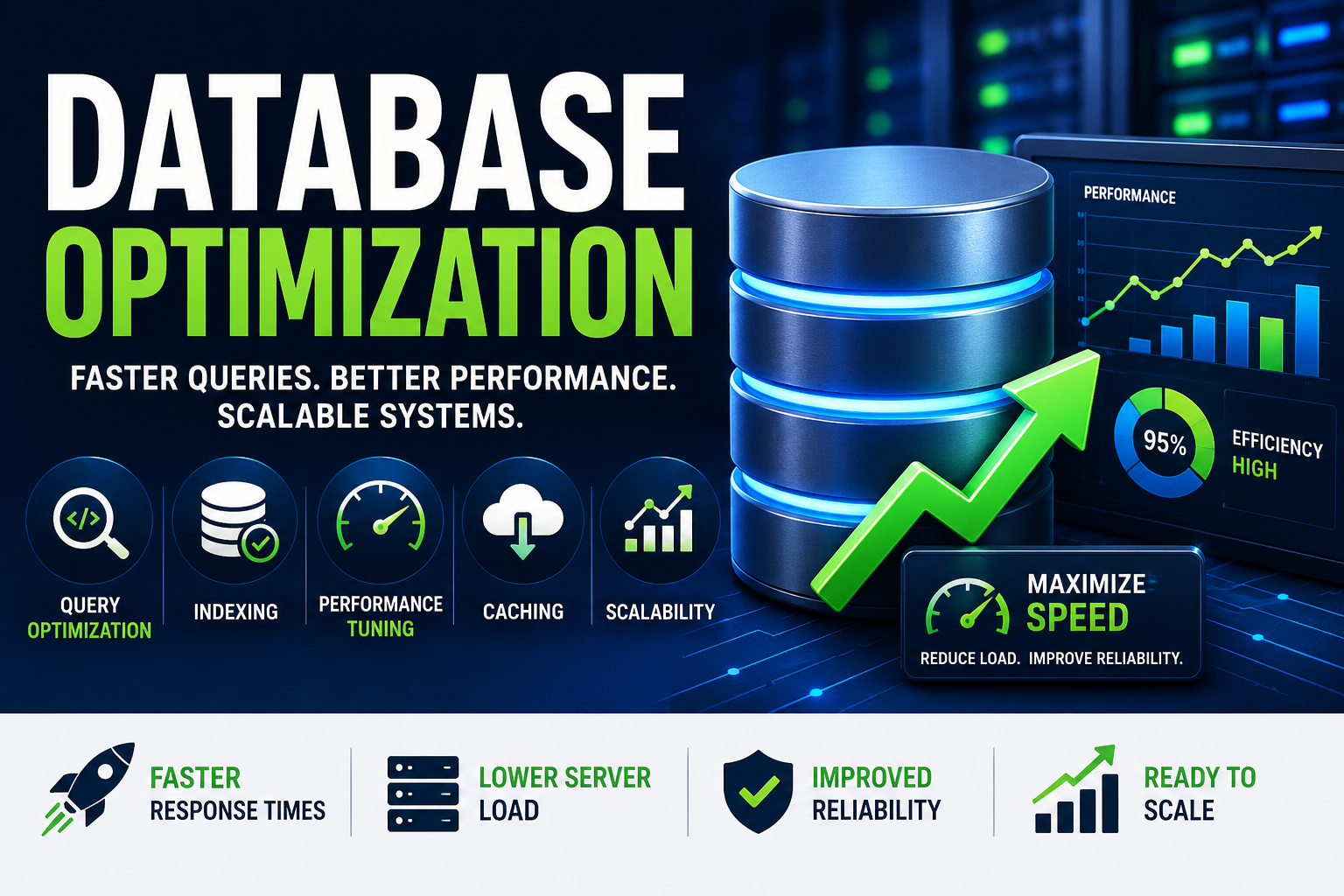 Database Optimization: Improve Performance, Speed, Scalability, and Reliability